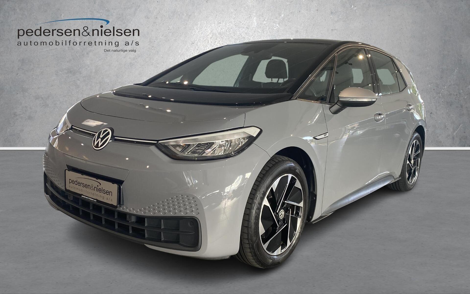 Grå VW ID.3 fra 2020 set udefra