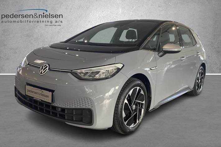 Grå VW ID.3 fra 2020 set udefra