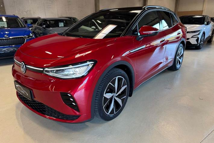 Sort VW ID.4 fra 2022 set udefra