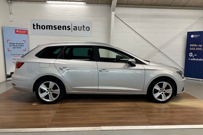 Sølv Seat Leon fra 2017