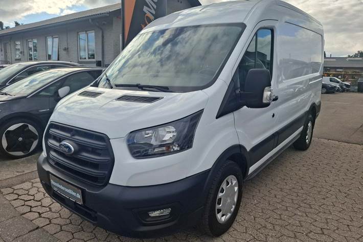 Hvid Ford Transit 350 L2 Van fra 2023