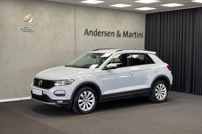 Hvid VW T-Roc fra 2019