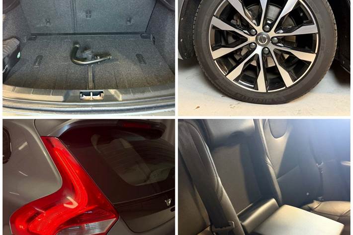 Grå Volvo V40 fra 2019