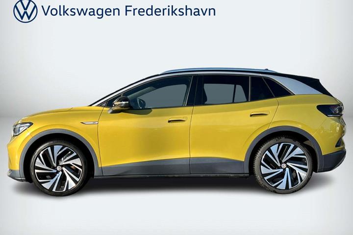 Gul VW ID.4 fra 2021