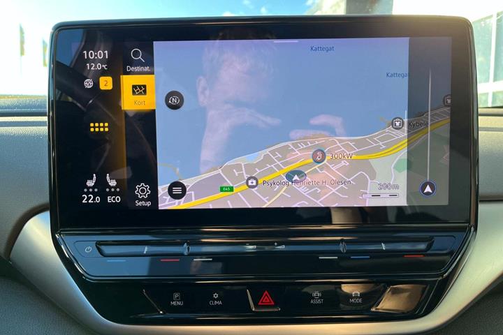 Gul VW ID.4 fra 2021