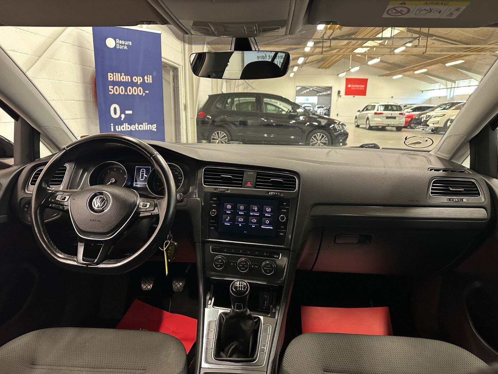 Sort VW Golf VII fra 2018