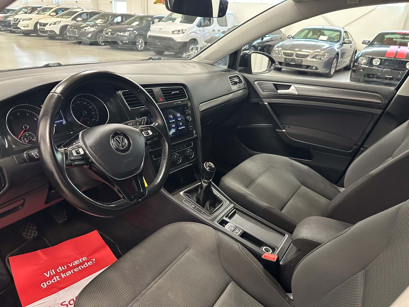 Sort VW Golf VII fra 2018