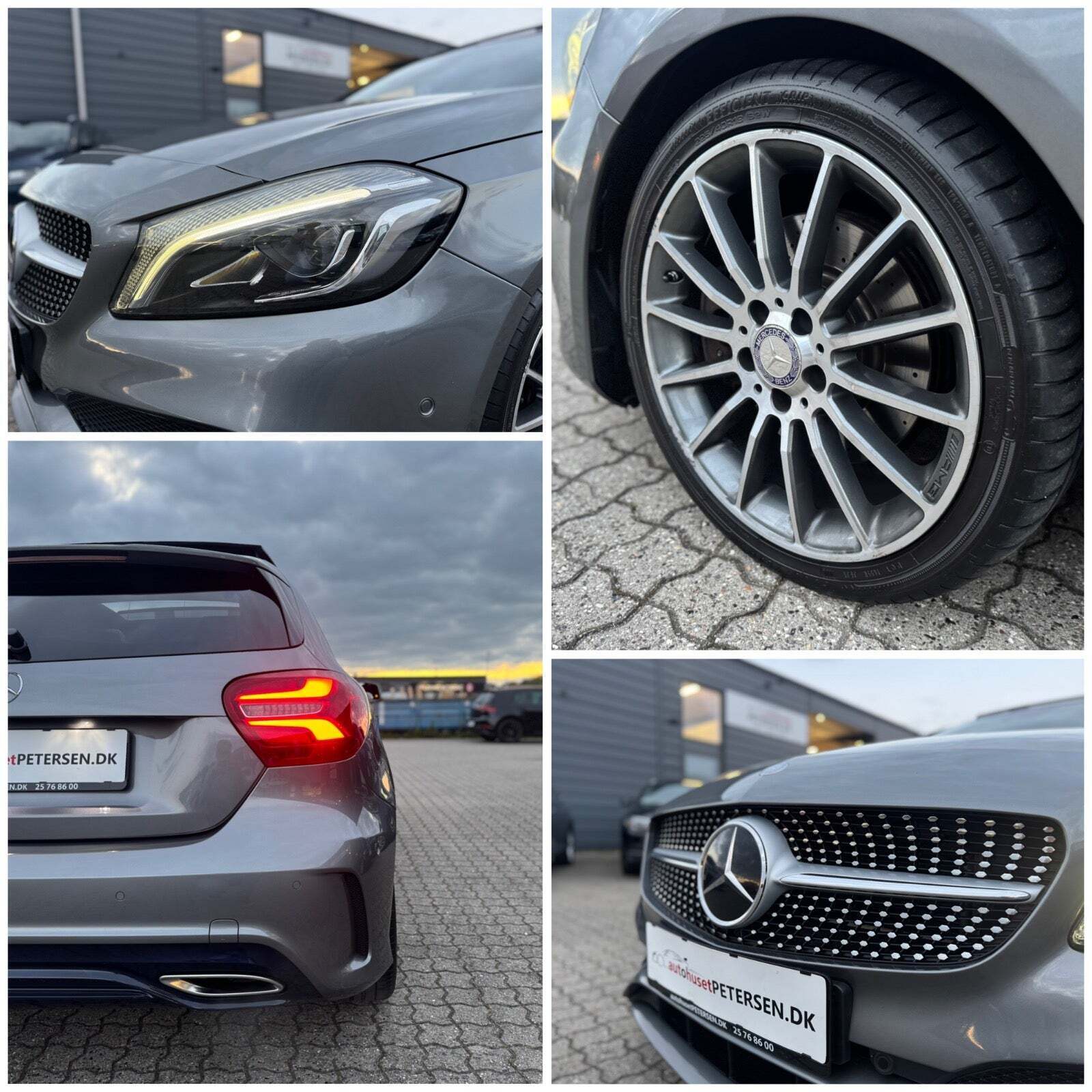Grå Mercedes A220 d fra 2015