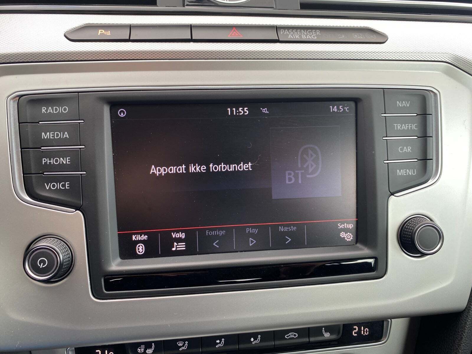 Brun VW Passat fra 2016