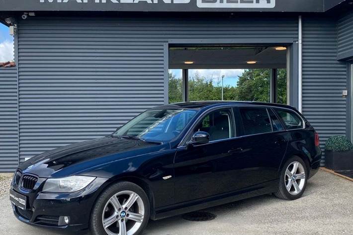 Sort BMW 316d fra 2011