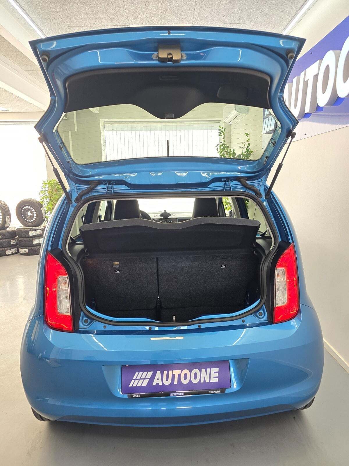 Blå Skoda Citigo fra 2017