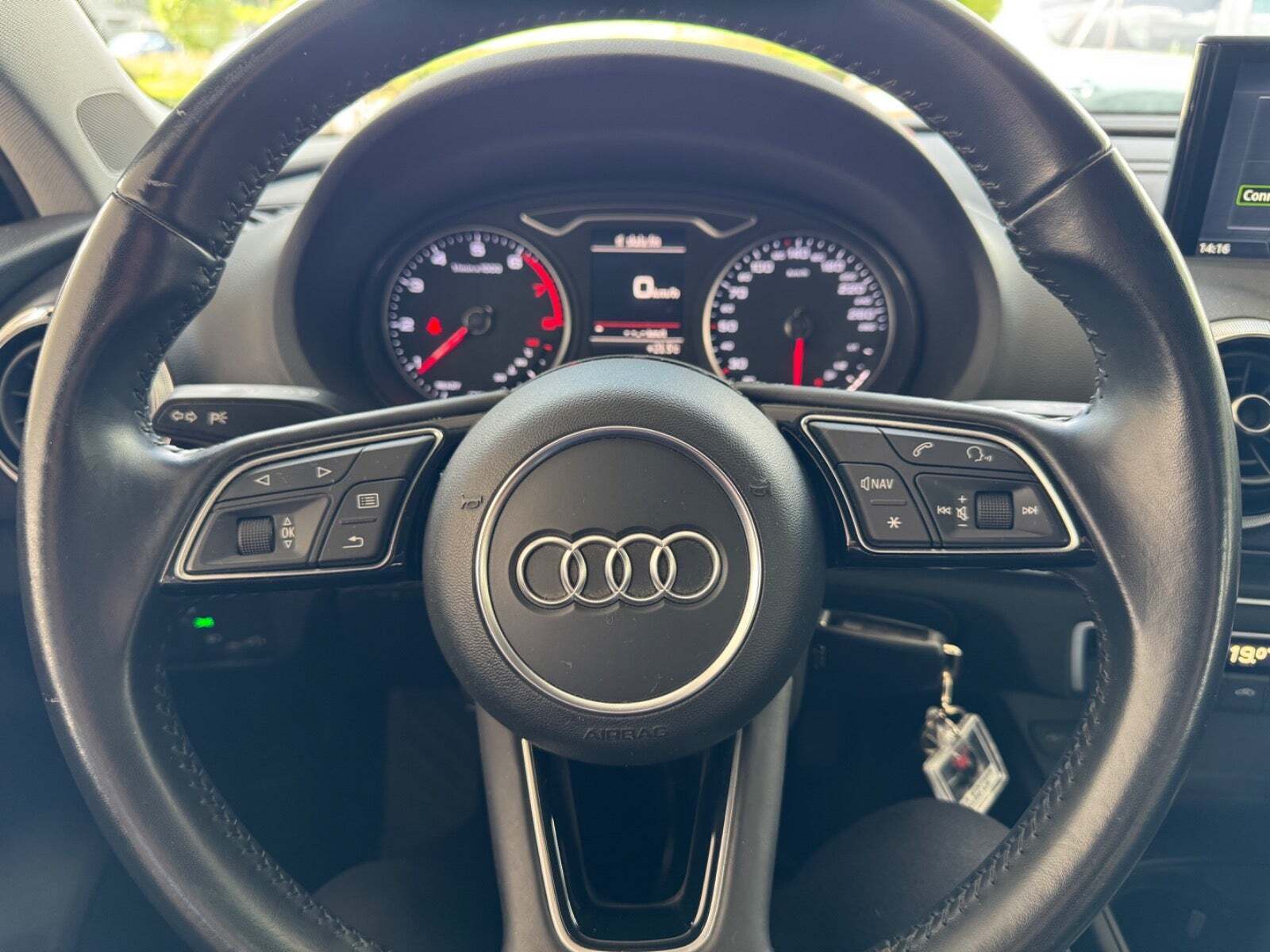 Sort Audi A3 fra 2017