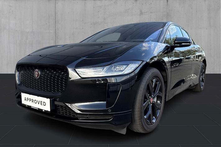 Sort Jaguar I-Pace fra 2022 set udefra
