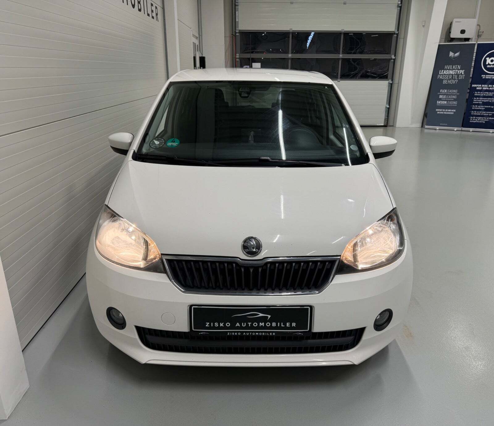 Hvid Skoda Citigo fra 2013