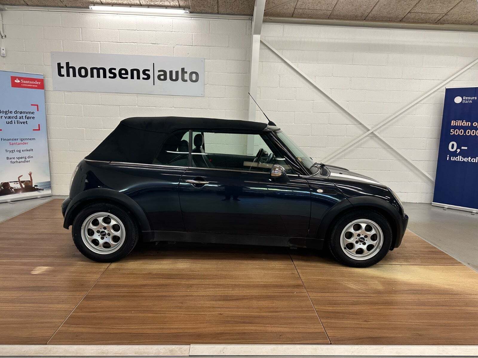 Sort Mini One fra 2007 set udefra