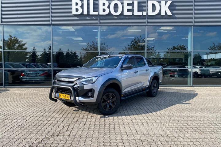 Sølv Isuzu D-Max fra 2025 set udefra