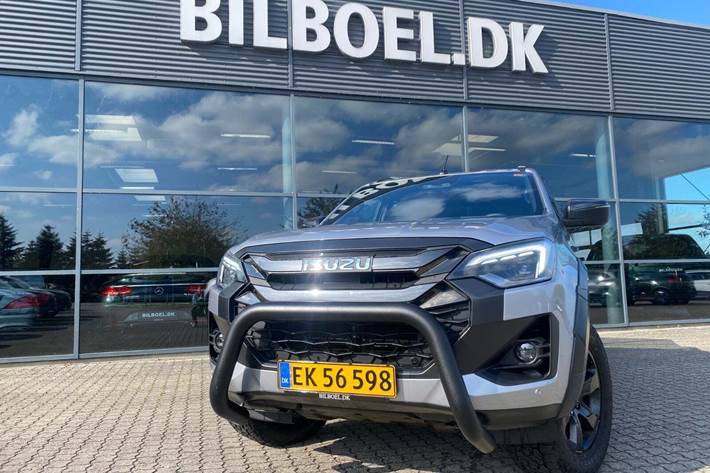 Sølv Isuzu D-Max fra 2025 set udefra