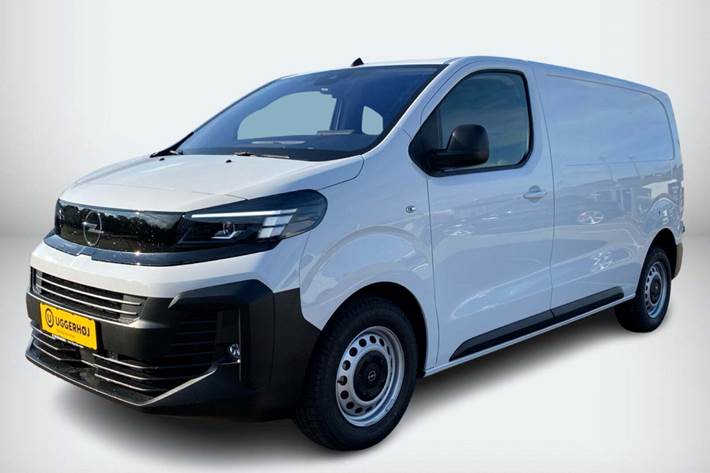 Hvid Opel Vivaro fra 2025 set udefra