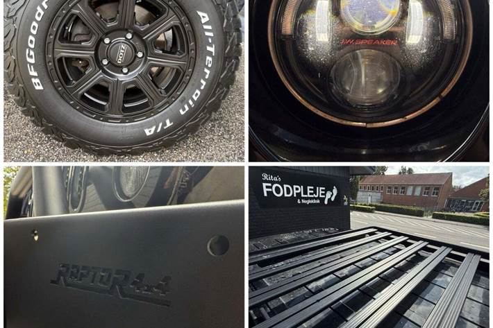 Sort Jeep Wrangler Unlimited fra 2014