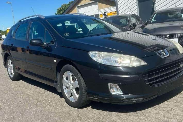 Sort Peugeot 407 fra 2006
