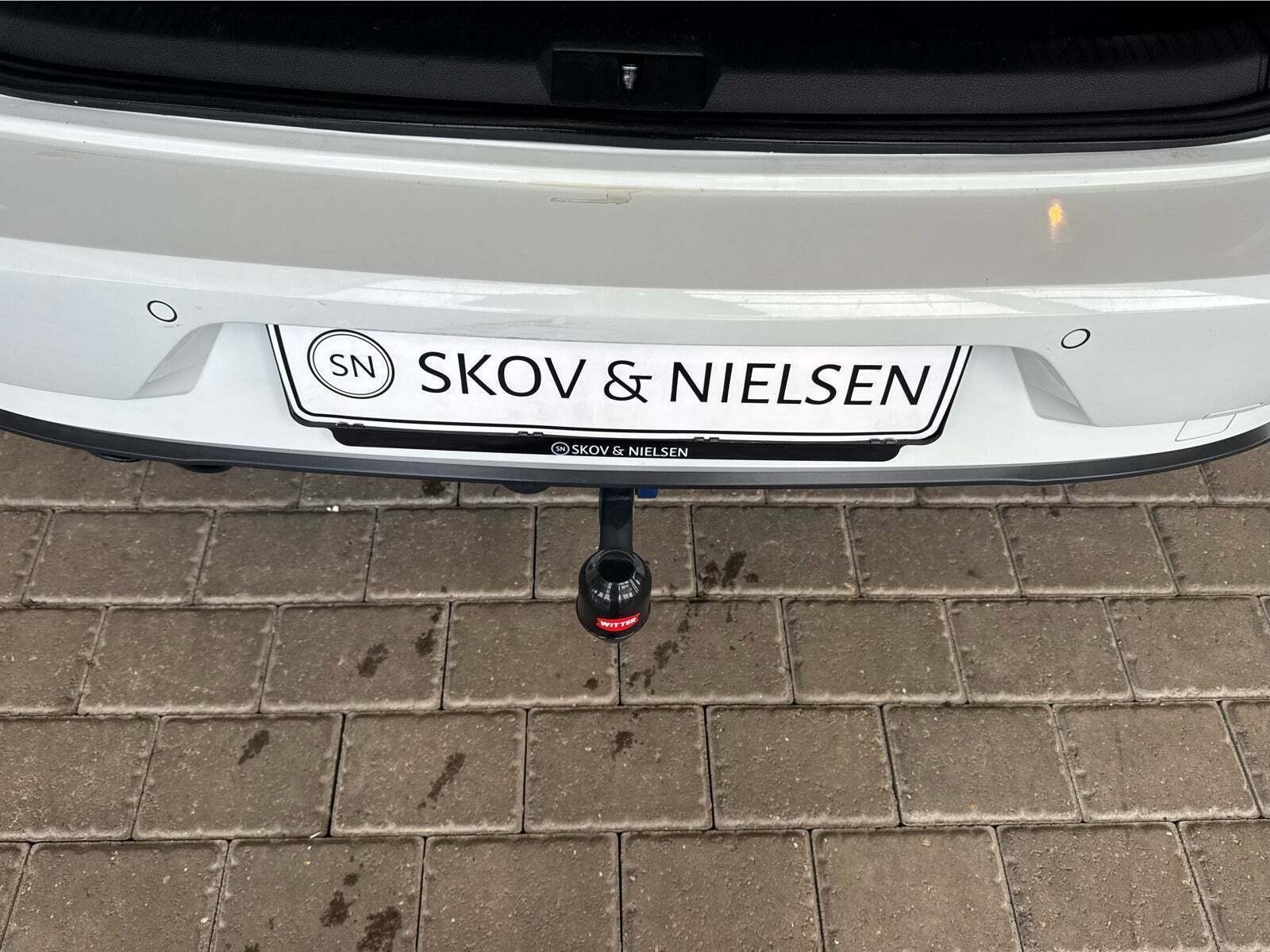 Hvid VW Golf VII fra 2017