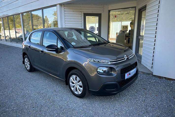 Grå Citroën C3 fra 2019 set udefra