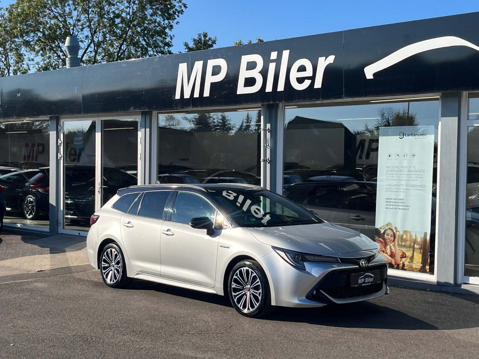 Sølv Toyota Corolla fra 2020