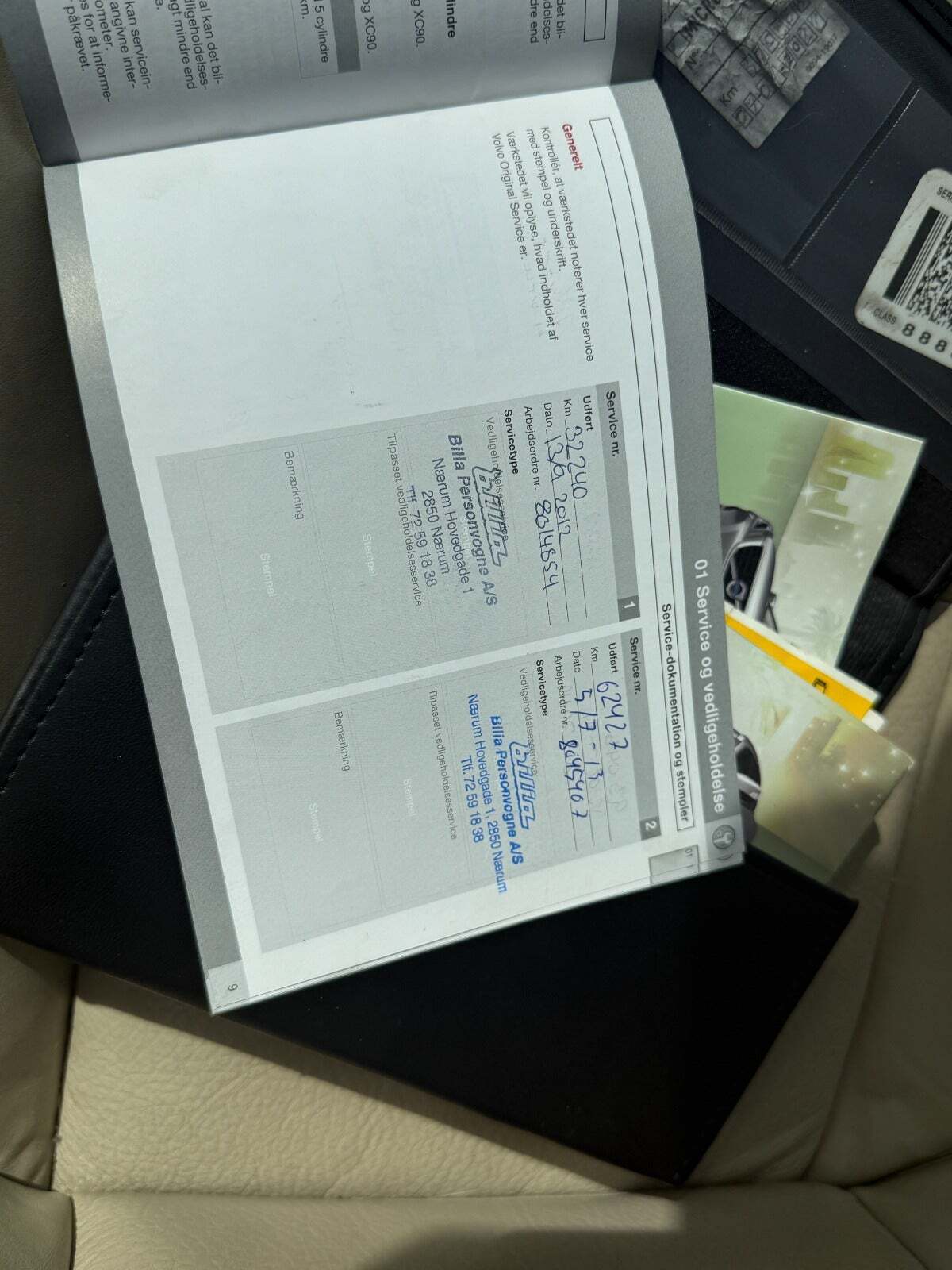 Beige Volvo XC60 fra 2012