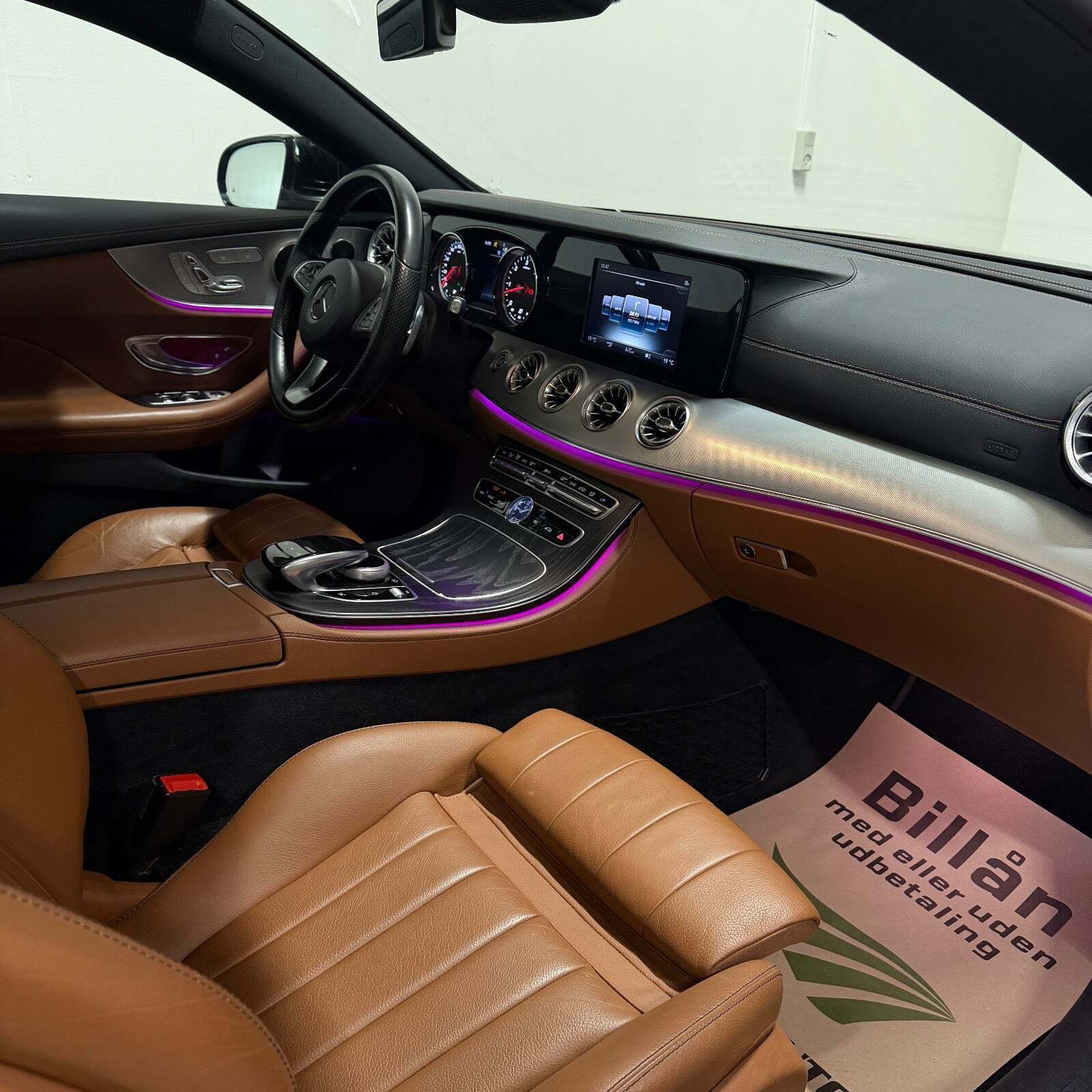 Sort Mercedes E350 d fra 2018