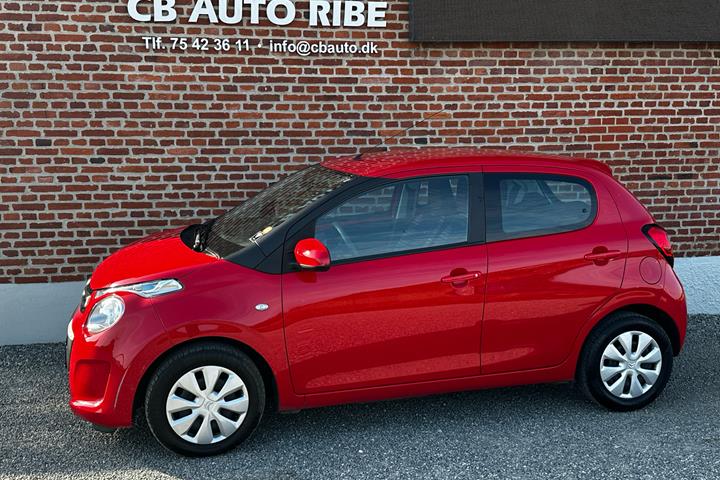 Rød Citroën C1 fra 2019