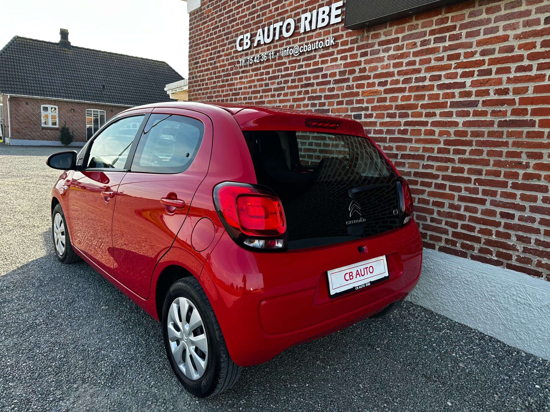 Rød Citroën C1 fra 2019