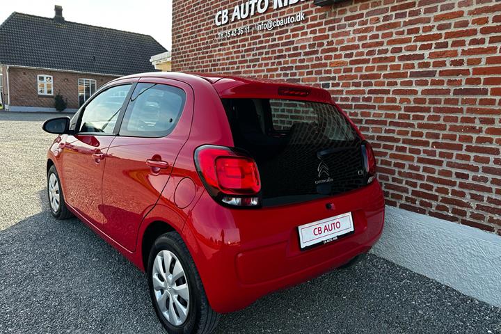 Rød Citroën C1 fra 2019