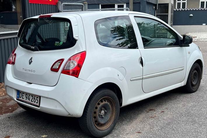 Hvid Renault Twingo fra 2012