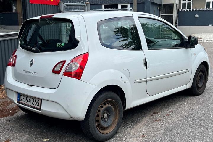 Hvid Renault Twingo fra 2012