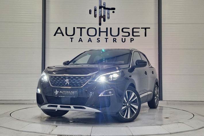 Sort Peugeot 3008 fra 2019 set udefra