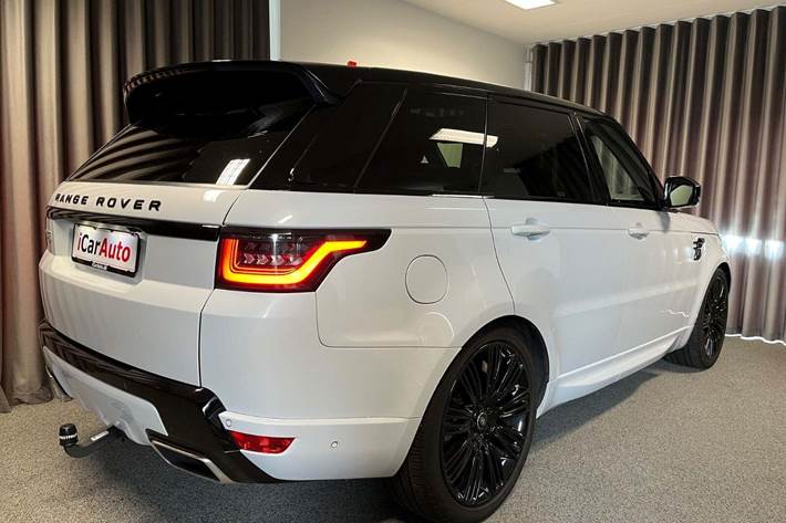 Hvid Land Rover Range Rover sport fra 2019