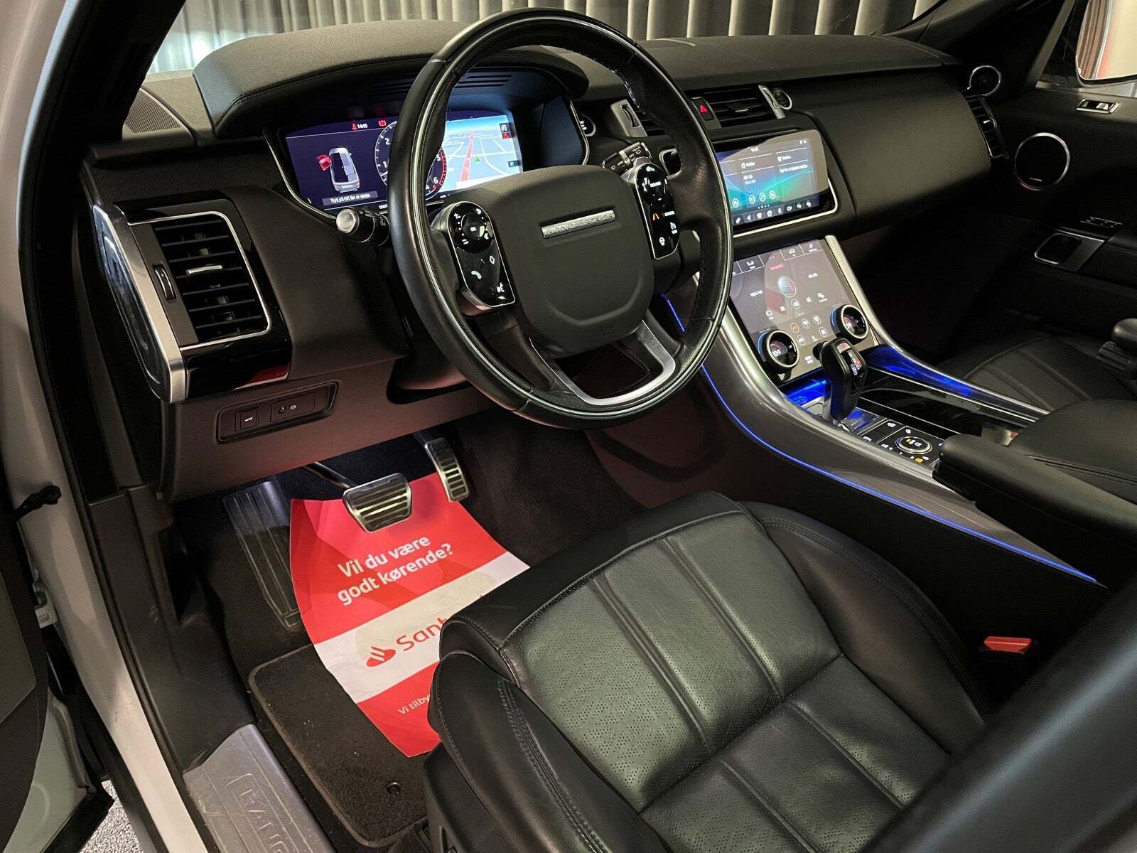 Hvid Land Rover Range Rover sport fra 2019
