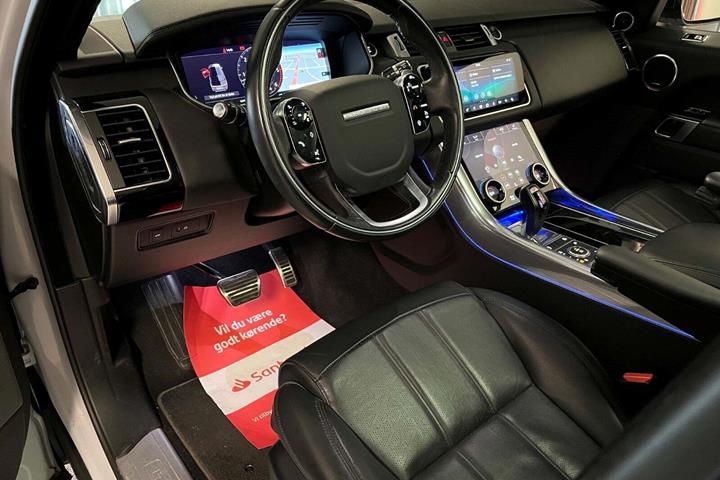 Hvid Land Rover Range Rover sport fra 2019