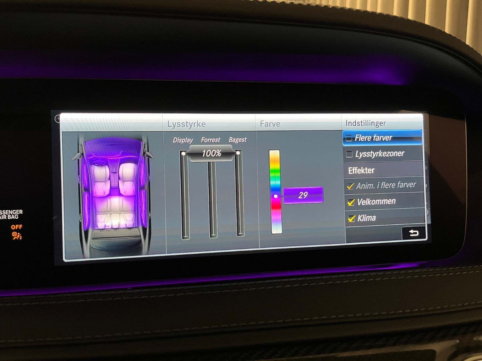 Sort Mercedes S450 fra 2018