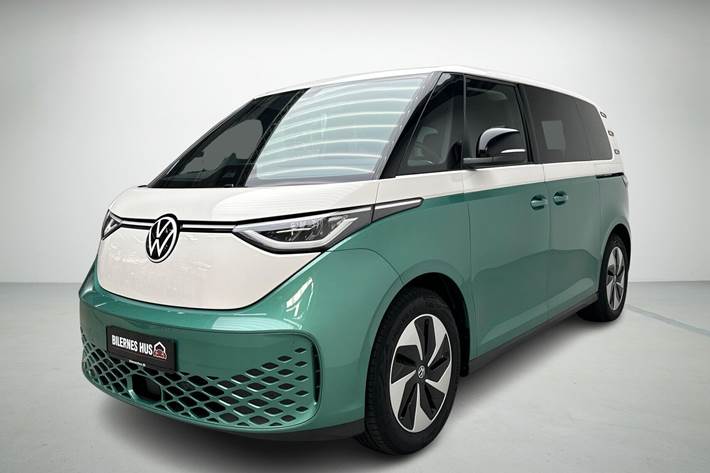 Hvid VW ID.Buzz fra 2024 set udefra