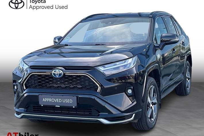 Sort Toyota RAV4 Plug-in fra 2024 set udefra