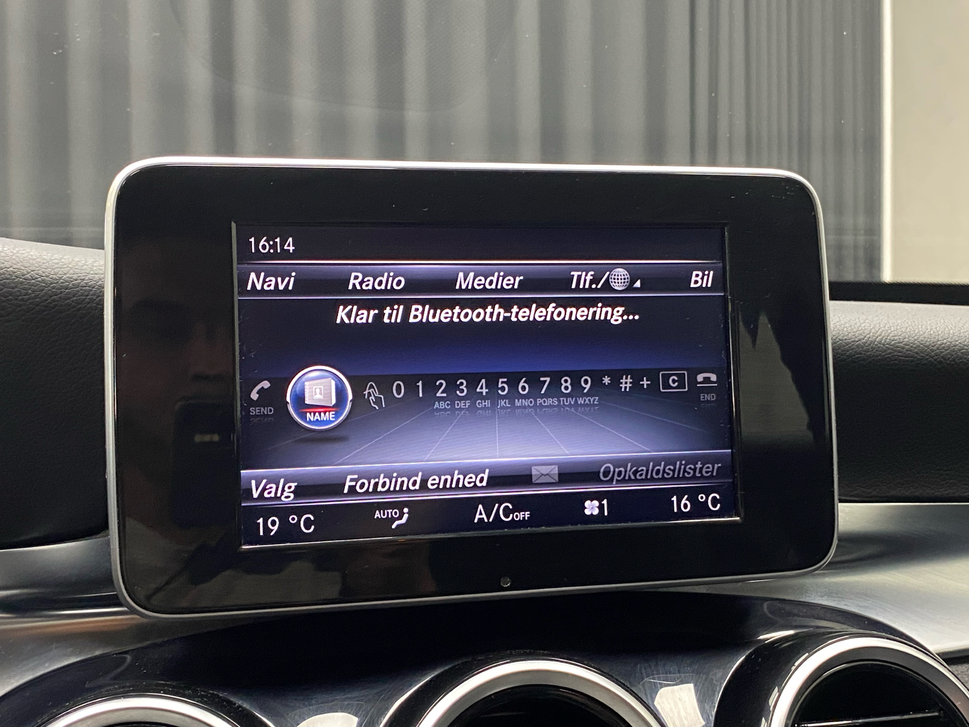 Sort Mercedes C200 d fra 2015