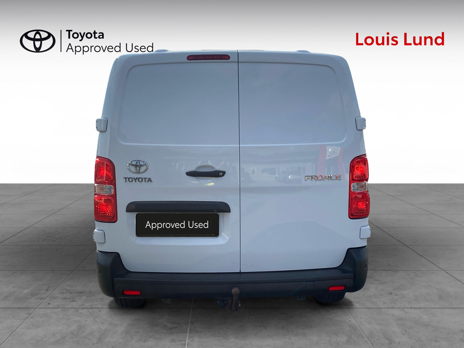 Hvid Toyota ProAce fra 2023