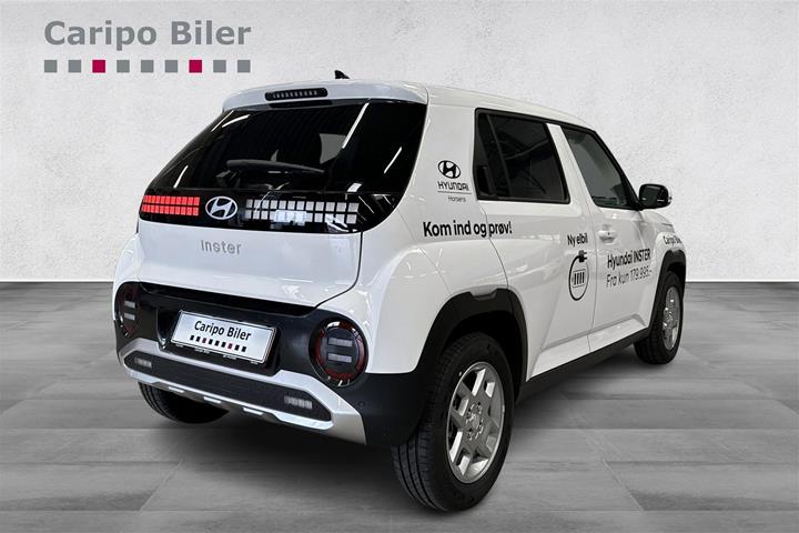Hvid Hyundai Inster fra 2025