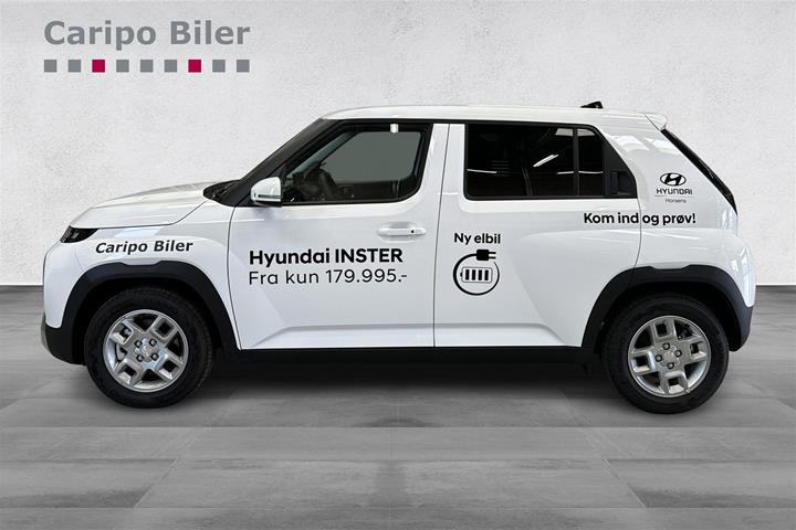 Hvid Hyundai Inster fra 2025