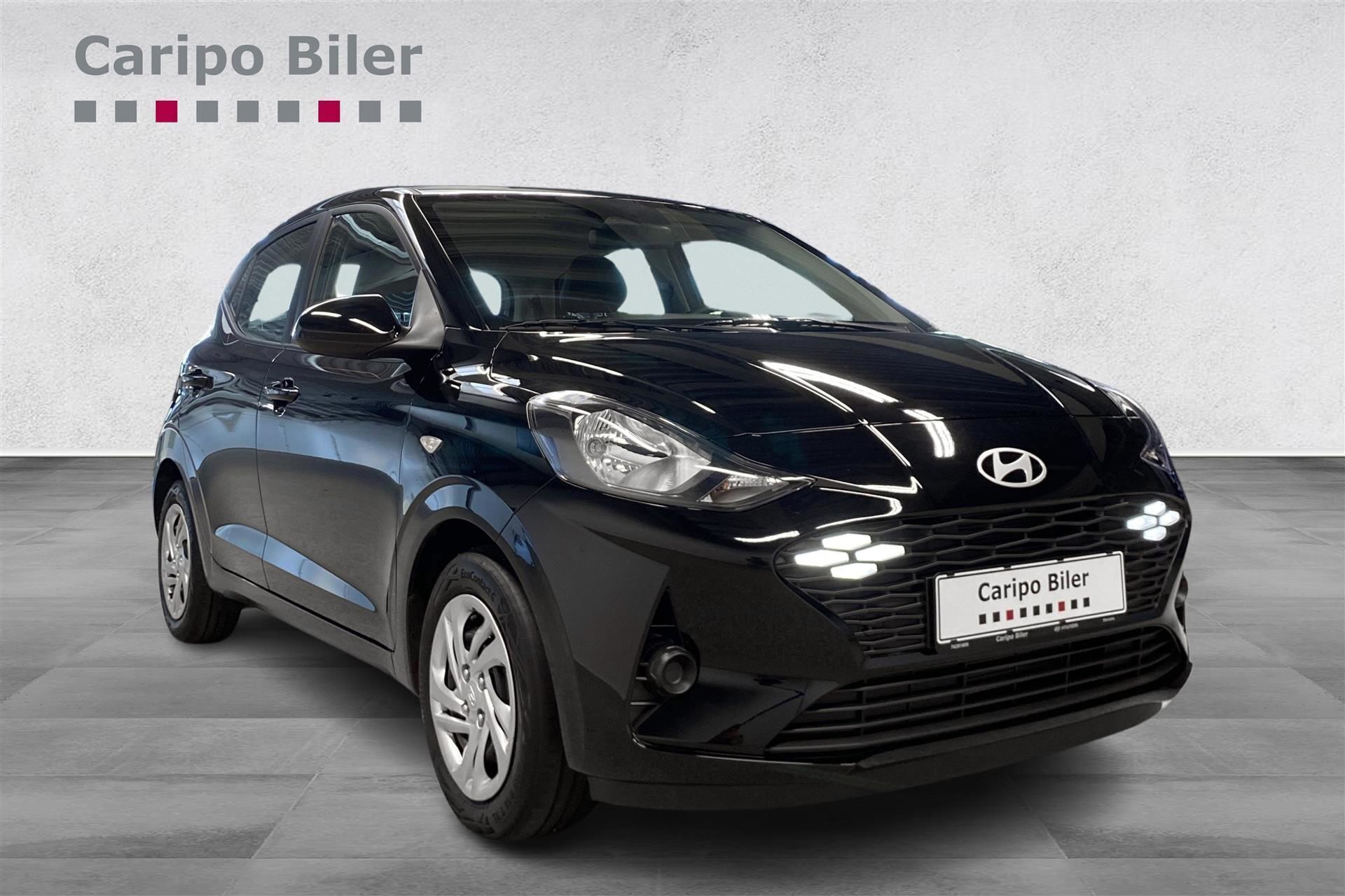 Sort Hyundai i10 fra 2024 set udefra