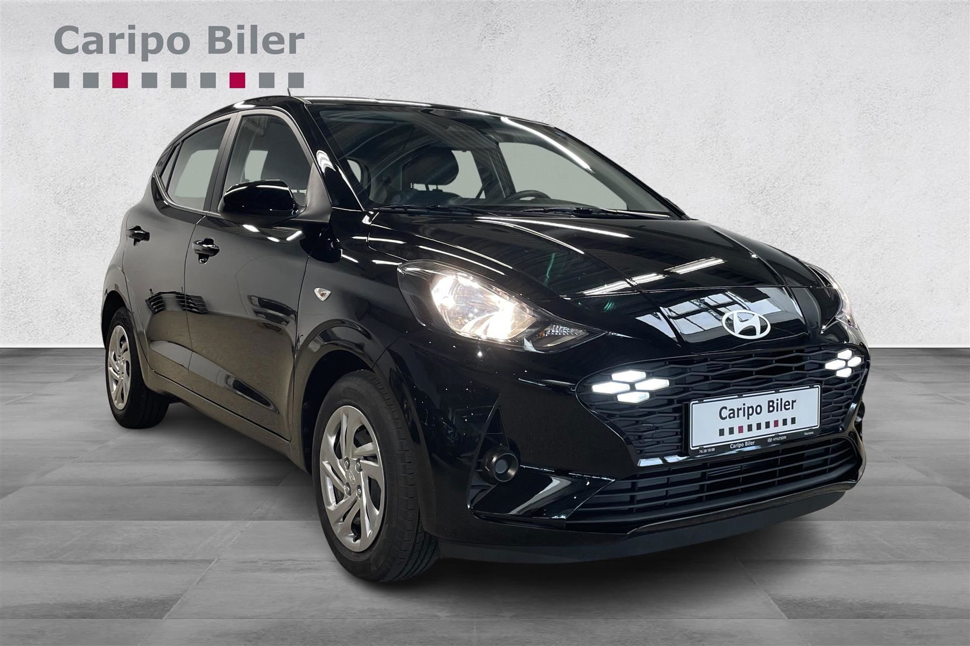 Sort Hyundai i10 fra 2024 set udefra