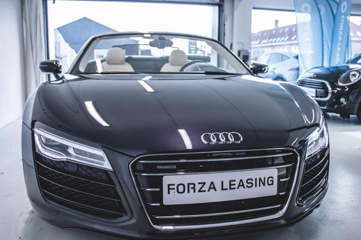 Sort Audi R8 fra 2015