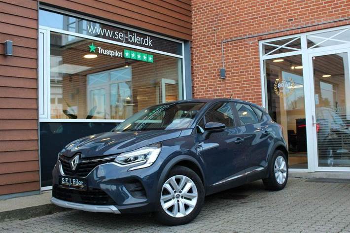 Grå Renault Captur fra 2020