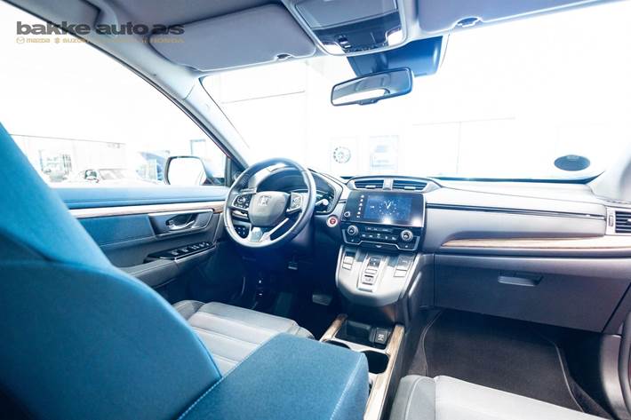 Rød Honda CR-V fra 2021 set indefra